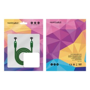 Nanocable Cable de Red Latiguillo Cat.8.1 2GHz LSZH SSTP AWG26, Verde, 30 cm Nanocable Cable de Red Latiguillo Cat.8.1 2GHz LSZH SSTP AWG26, Verde, 30 cm