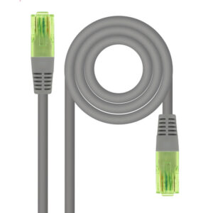 Nanocable Cable de Red Latiguillo RJ45 CAT.6 UTP AWG26 CCA, Gris, 1.5m