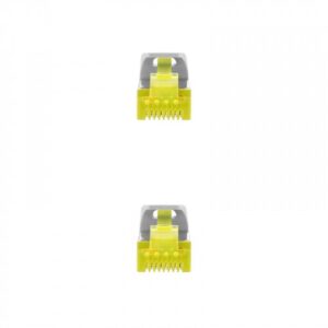 Nanocable Cable de red latiguillo RJ45 LSZH Cat.6A SFTP AWG26, Gris, 2.0 m