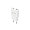 NANOCABLE CARGADOR 2xUSB-C/PD 30W, BLANCO NANOCABLE CARGADOR 2xUSB-C/PD 30W, BLANCO