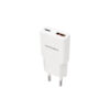 Nanocable Cargador USB-C/PD 25W + USB-A/QC 25W, Blanco Nanocable Cargador USB-C/PD 25W + USB-A/QC 25W, Blanco