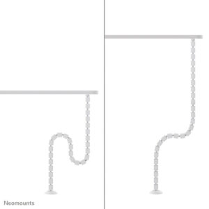 Neomounts ADS06-130WH Organizador vertebral de cables - fijación con tornillos - universal