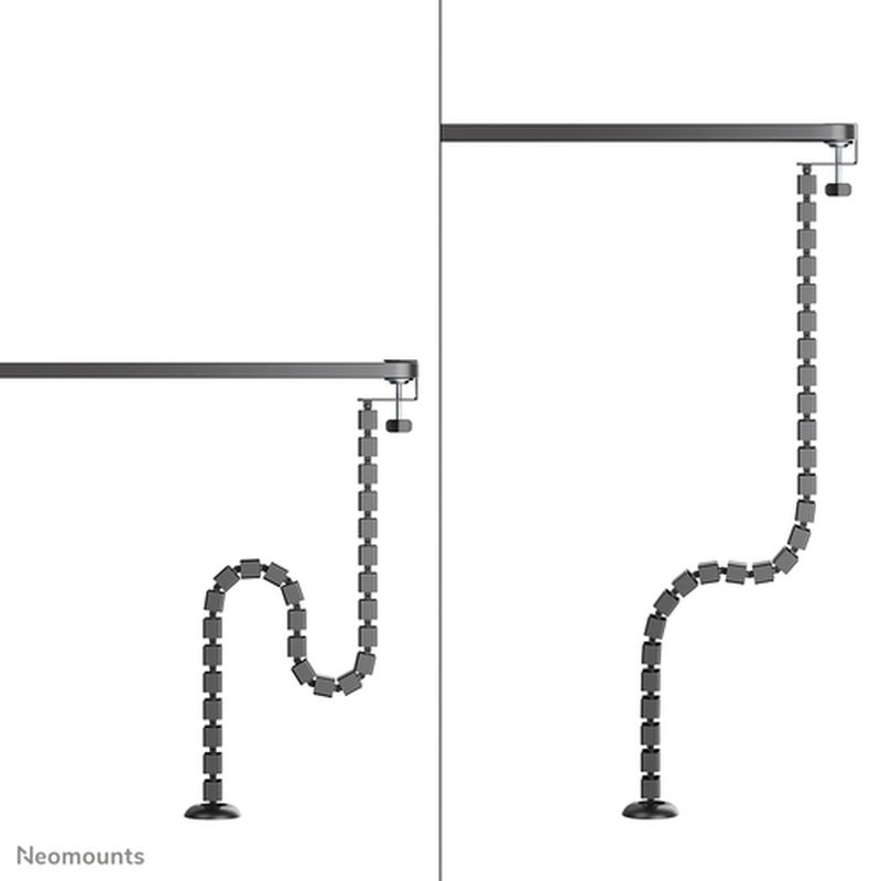 Neomounts ADS06-131BL Organizador vertebral de cables - montaje de abrazadera - universal - Imagen 4