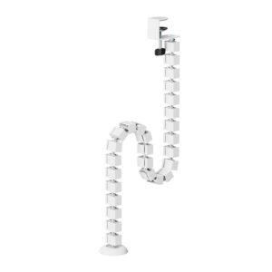 Neomounts ADS06-131WH Organizador vertebral de cables - montaje de abrazadera - universal