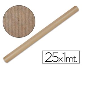 PAPEL KRAFTMARRON ROLLO 25X1MT