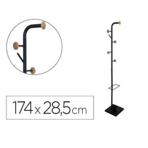 PERCHERO METALICO Q-CONNECT NEGR