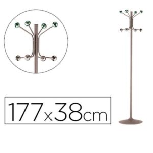 PERCHERO MET PIE 8 CGRIS 177X38C