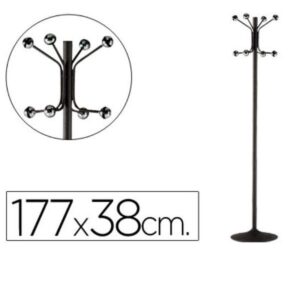 PERCHERO MET PIE 8 CNEG 177X38CM