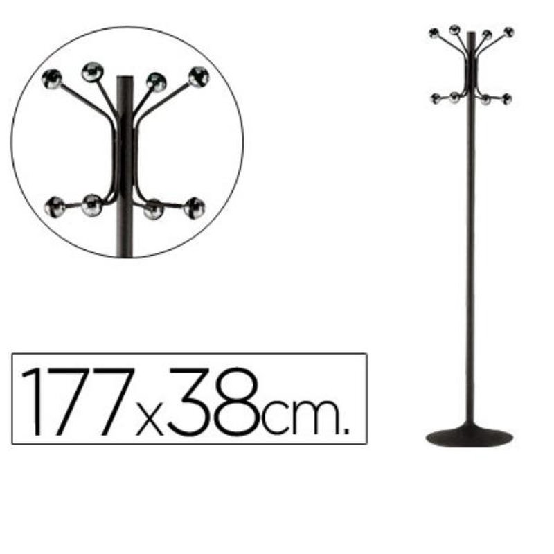 PERCHERO MET PIE 8 CNEG 177X38CM PERCHERO MET PIE 8 CNEG 177X38CM