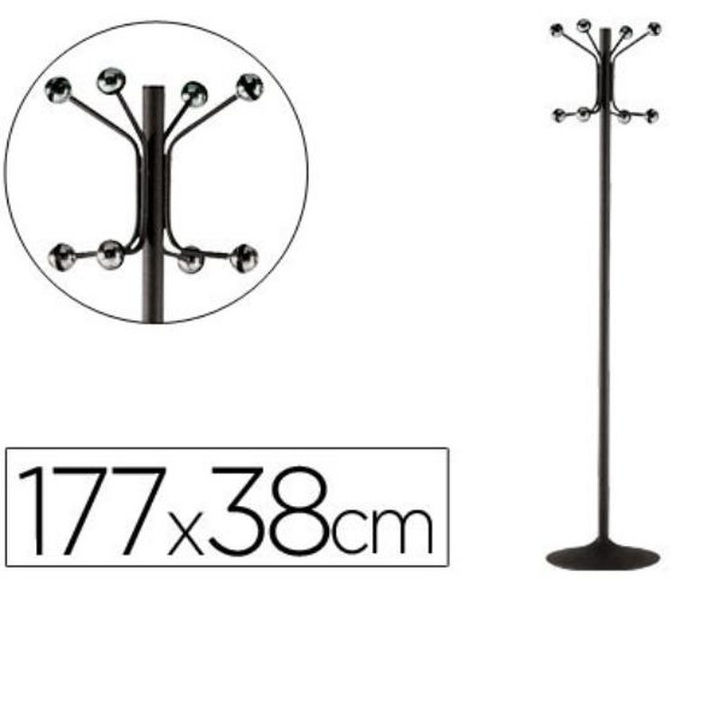 PERCHERO MET PIE 8 CNEG 177X38CM PERCHERO MET PIE 8 CNEG 177X38CM