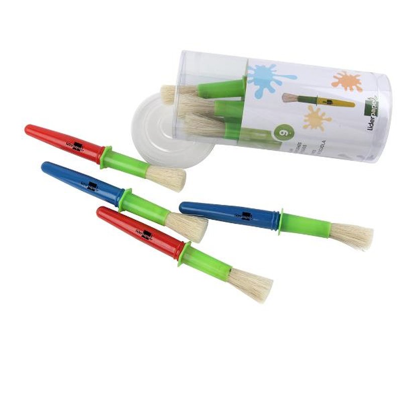 PINCELESES GRUESO | PACK 9 UNIDADES PINCELESES GRUESO | PACK 9 UNIDADES