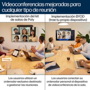 POLY Barra de vídeo USB Studio V52 sin cable de alimentación TAA