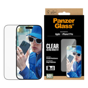 PanzerGlass ® Screen Protector iPhone 17 Pro | Ultra-Wide Fit w. EasyAligner Protector de pantalla Apple 1 pieza(s)