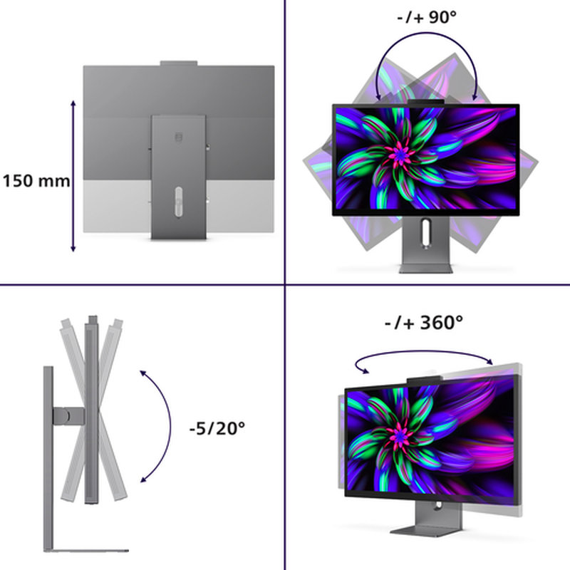Philips Brilliance 27E3U7903/00 pantalla para PC 68,6 cm (27") 5120 x 2880 Pixeles 5K Ultra HD LCD Gris - Imagen 3