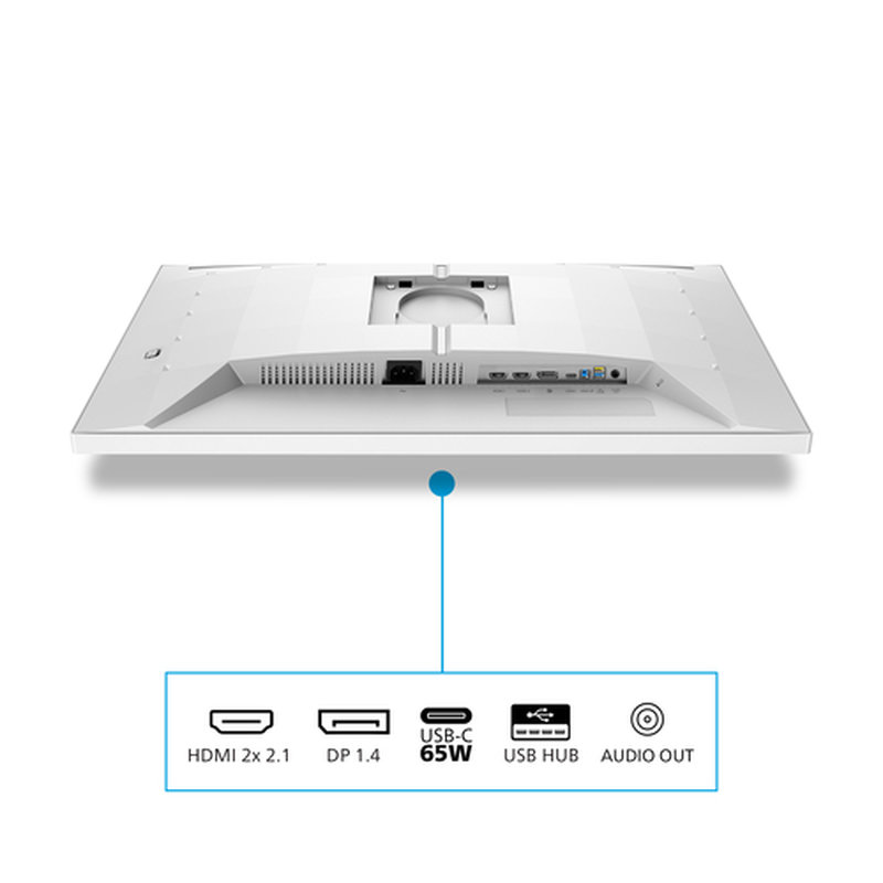 Philips Evnia 5000 pantalla para PC 68,6 cm (27") 3840 x 2160 Pixeles 4K Ultra HD LCD Blanco - Imagen 4