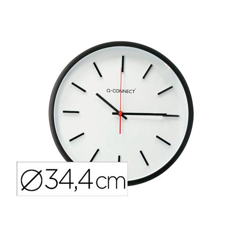 RELOJ Q-CONNECT DE PARED DE PLAS RELOJ Q-CONNECT DE PARED DE PLAS