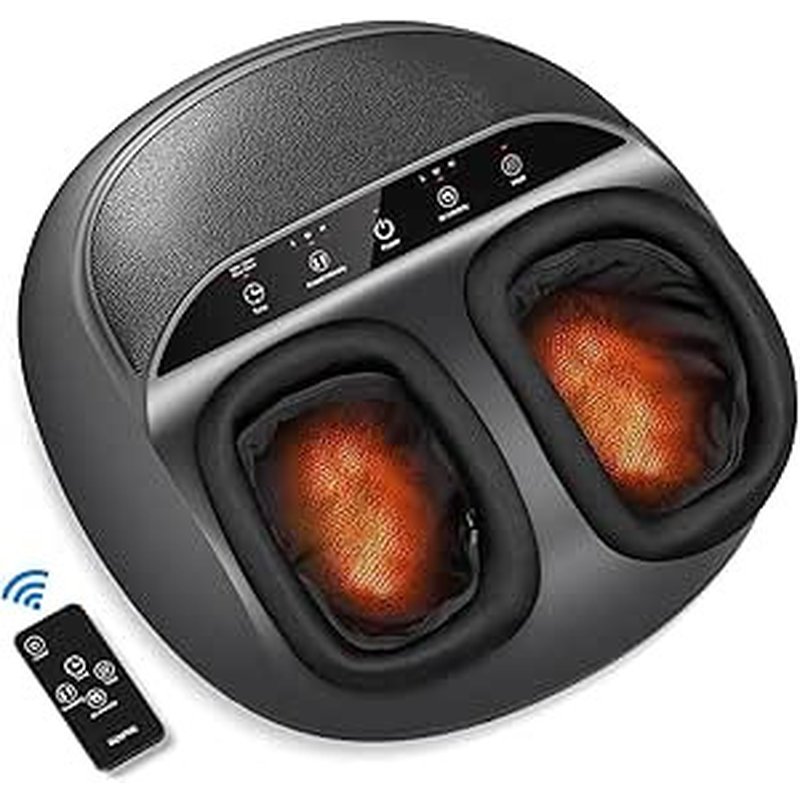 RENPHO  SHIATSU FOOT MASSAGER - COMPACT - WITH REMOTE CONTROL - BLACK