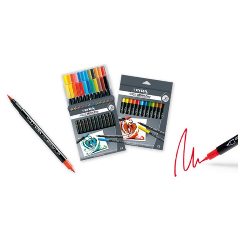 ROTULADOR LYRA AQUA BRUSH DUO 12 ROTULADOR LYRA AQUA BRUSH DUO 12