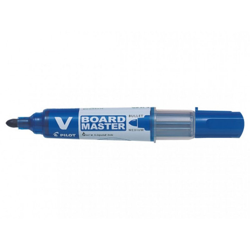 ROTULADOR PIZARRA VBOARD 1.8 PUNTA FIBRA AZUL PILOT WBMA-VBM-M-L-BG | PACK 10 UNIDADES