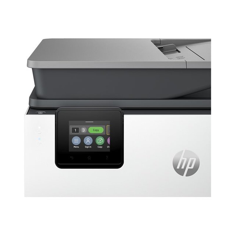 Reacondicionado | HP OfficeJet Pro Impresora multifunción 9120b, Color, Impresora para Home y Home Office, Imprima, copie, escanee y envíe por fax, Conexión inalámbrica; Impresión a doble cara; Escaneado a doble cara; Escanear a correo electrónico; Escanear a PDF; Fax; Puerto frontal de unidad flash USB; Pantalla táctil; Impresión desde móvil o tablet; Alimentador automático de documentos - Imagen 9