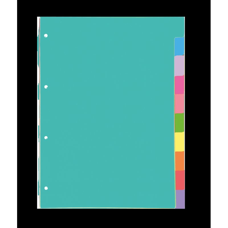 SEPARADORES CARTULINA STRONGLINE A4 10 POSICIONES - 10 COLORES OXFORD 400149957 SEPARADORES CARTULINA STRONGLINE A4 10 POSICIONES - 10 COLORES OXFORD 400149957