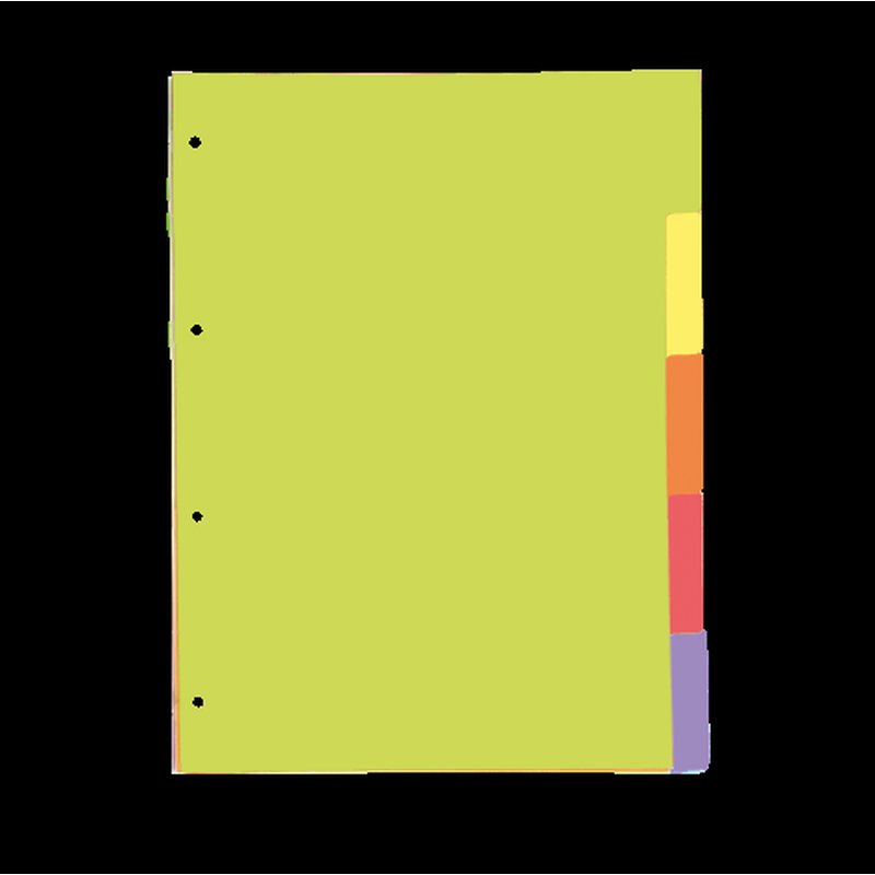 SEPARADORES CARTULINA STRONGLINE A4 5 POSICIONES - 5 COLORES VIVOS OXFORD 400149955 SEPARADORES CARTULINA STRONGLINE A4 5 POSICIONES - 5 COLORES VIVOS OXFORD 400149955