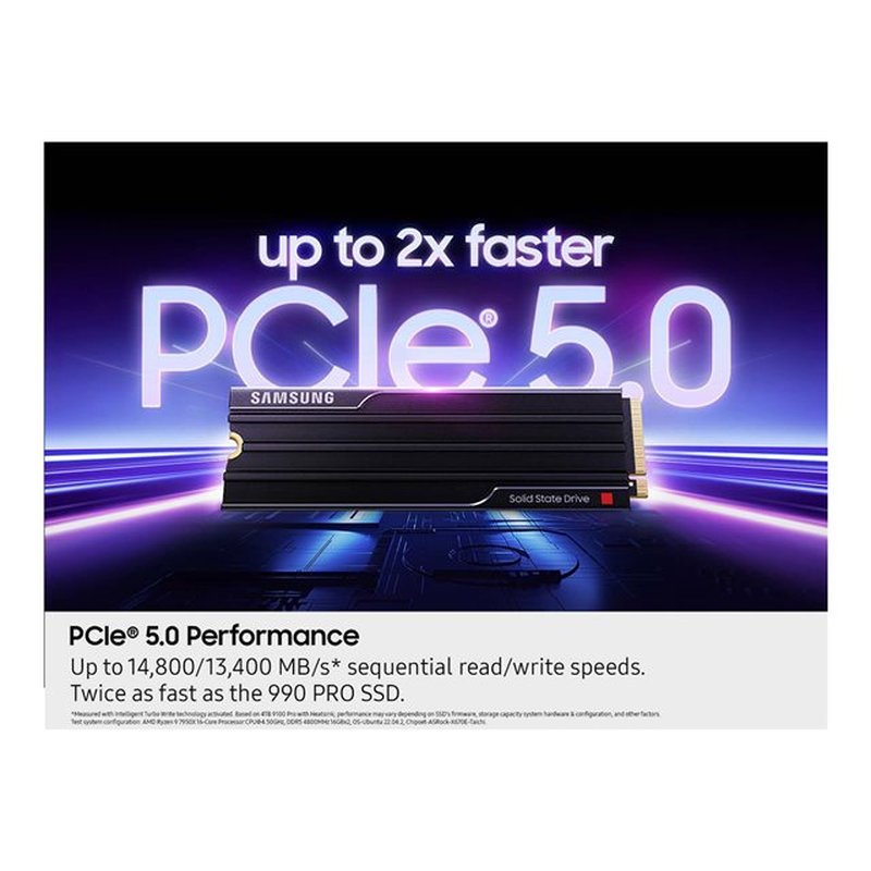 Samsung MZ-VAP4T0 4 TB M.2 PCI Express 5.0 NVMe V-NAND TLC Samsung MZ-VAP4T0 4 TB M.2 PCI Express 5.0 NVMe V-NAND TLC - Imagen 4