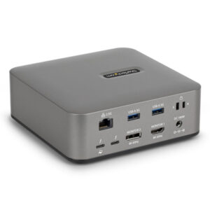 StarTech.com 215UE-TB5USB4DOCK base para portátil y replicador de puertos Alámbrico Thunderbolt 5 Gris