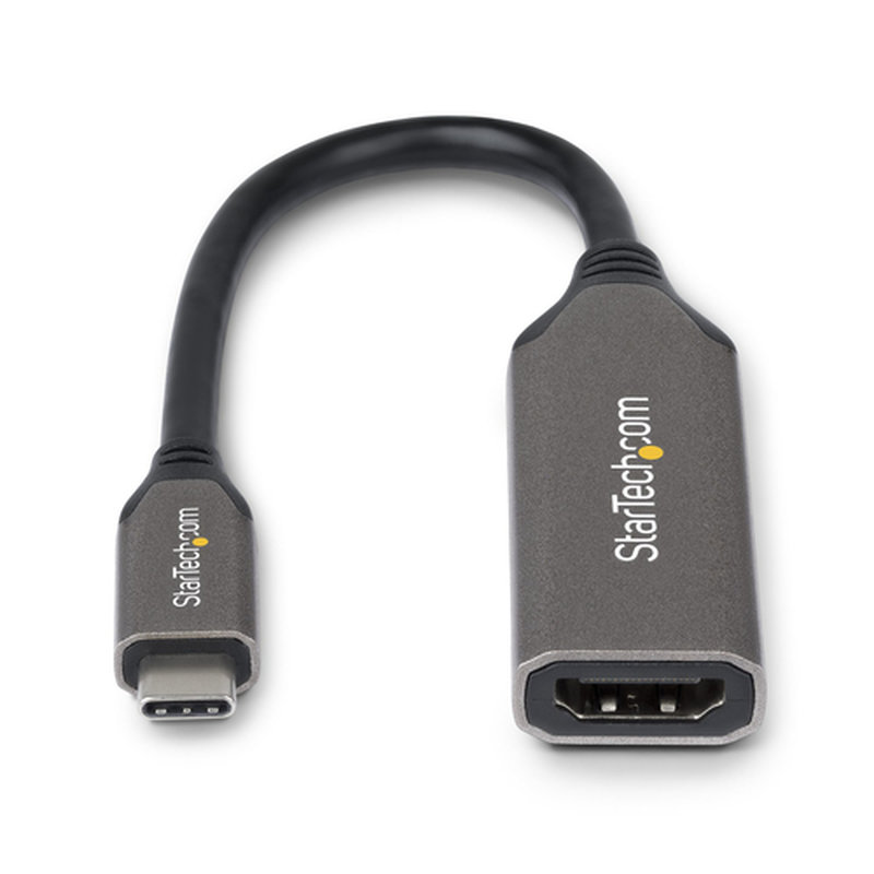 StarTech.com Adaptador USB-C a HDMI - USB Tipo C - 8K60Hz/4K120Hz - Compatible con Thunderbolt/USB4 - Conversor USB C a HDMI 2.1 - HDR10+ - Cable de 20cm - Imagen 3