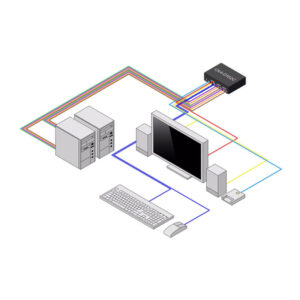 StarTech.com CK4-D102C interruptor KVM Negro