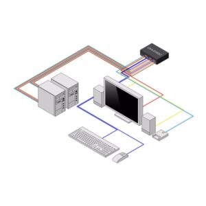 StarTech.com CK4-D102C interruptor KVM Negro