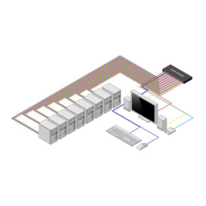 StarTech.com CK4-D108C interruptor KVM Negro StarTech.com CK4-D108C interruptor KVM Negro