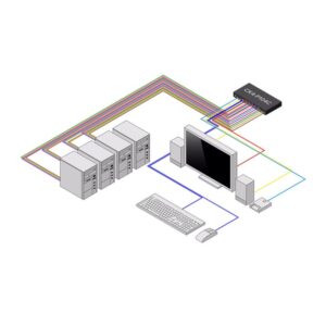 StarTech.com CK4-P104C interruptor KVM Negro