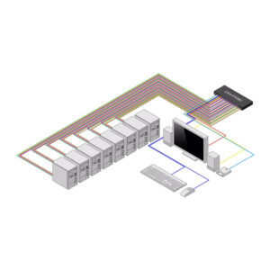 StarTech.com CK4-P108C interruptor KVM Negro