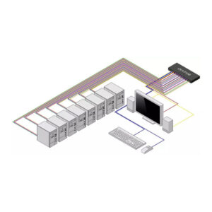 StarTech.com CK4-P108 interruptor KVM Negro