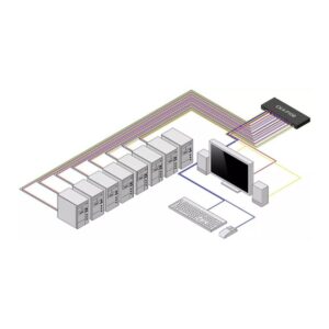 StarTech.com CK4-P108 interruptor KVM Negro