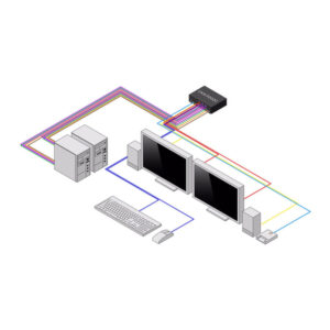 StarTech.com CK4-P202C interruptor KVM StarTech.com CK4-P202C interruptor KVM