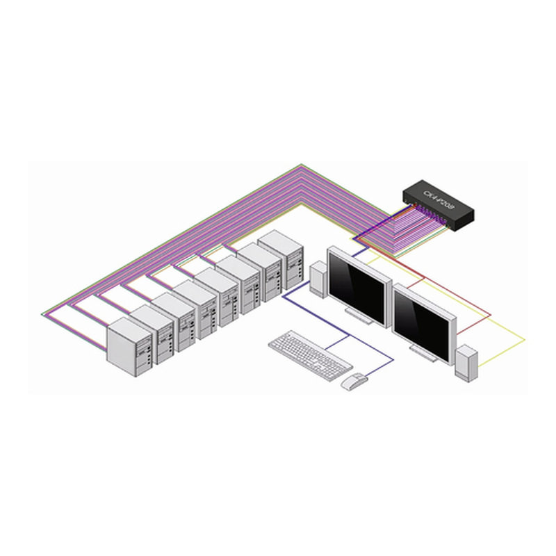 StarTech.com CK4-P208 interruptor KVM Negro StarTech.com CK4-P208 interruptor KVM Negro - Imagen 3