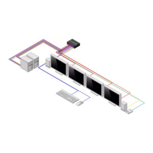 StarTech.com CK4-PM202C interruptor KVM Negro StarTech.com CK4-PM202C interruptor KVM Negro