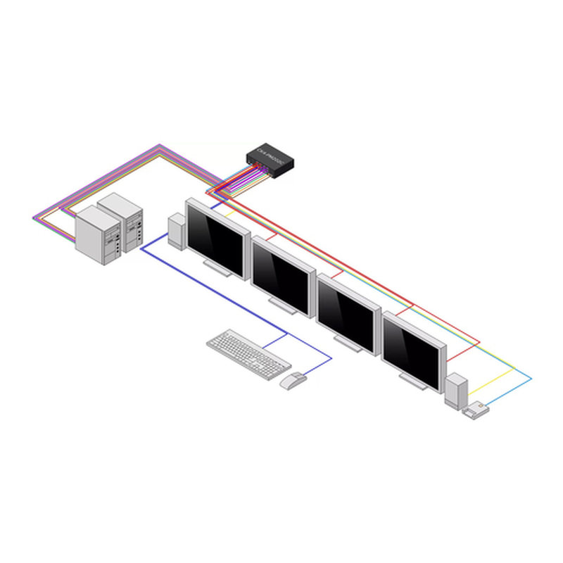StarTech.com CK4-PM202C interruptor KVM Negro StarTech.com CK4-PM202C interruptor KVM Negro - Imagen 3
