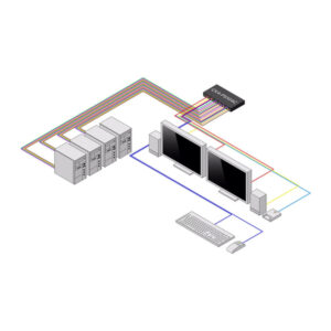 StarTech.com CK4-PS104C interruptor KVM Negro StarTech.com CK4-PS104C interruptor KVM Negro