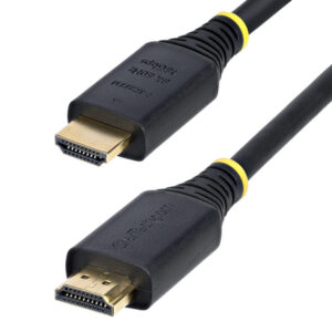 StarTech.com Cable HDMI de 2m Certificado de Ultra Alta Velocidad - 8K60Hz/4K120Hz - Cable HDMI 2.1 con HDR10+ / eARC - 48Gbps - Cable HDMI 8K para Monitor/TV - Recubrimiento de TPE