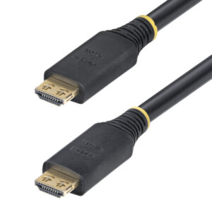 StarTech.com Cable HDMI de Alta Velocidad Activo de 10m - Conectores de Agarre - UHD 4K60Hz/1440p 144Hz - 18Gbps - HDR10/HDCP 2.2/ARC - Cable HDMI para Monitor o Proyector - Recubrimiento de TPE StarTech.com Cable HDMI de Alta Velocidad Activo de 10m - Conectores de Agarre - UHD 4K60Hz/1440p 144Hz - 18Gbps - HDR10/HDCP 2.2/ARC - Cable HDMI para Monitor o Proyector - Recubrimiento de TPE