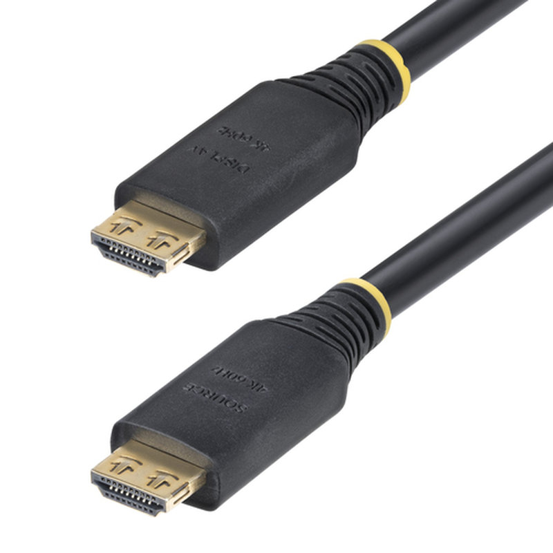StarTech.com Cable HDMI de Alta Velocidad Activo de 10m - Conectores de Agarre - UHD 4K60Hz/1440p 144Hz - 18Gbps - HDR10/HDCP 2.2/ARC - Cable HDMI para Monitor o Proyector - Recubrimiento de TPE StarTech.com Cable HDMI de Alta Velocidad Activo de 10m - Conectores de Agarre - UHD 4K60Hz/1440p 144Hz - 18Gbps - HDR10/HDCP 2.2/ARC - Cable HDMI para Monitor o Proyector - Recubrimiento de TPE - Imagen 2