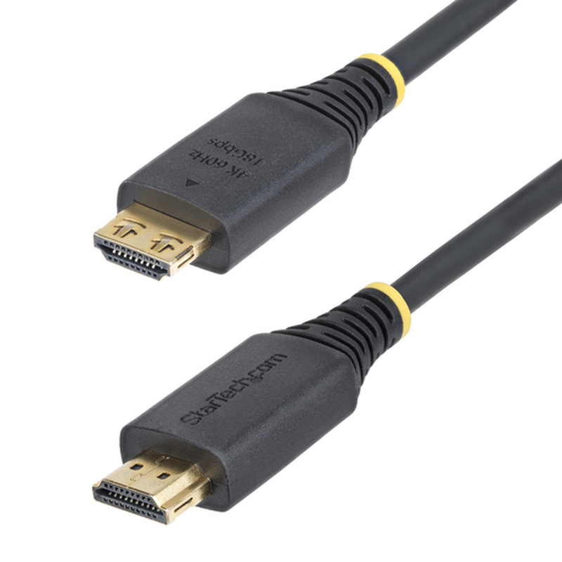 StarTech.com Cable HDMI de Alta Velocidad de 2m - Conectores de Agarre - 4K60Hz/1440p 144Hz - HDR10/HDCP 2.2/ARC - UHD - 18Gbps - Cable HDMI para Monitor o Proyector - Recubrimiento de TPE - Imagen 2