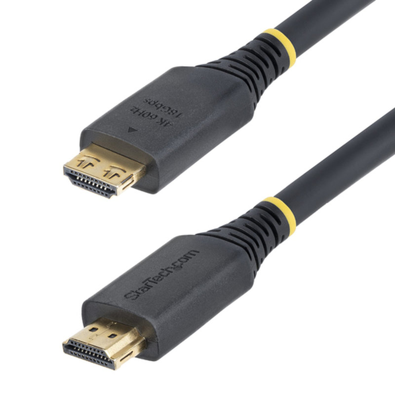 StarTech.com Cable HDMI de Alta Velocidad de 7m - Conectores de Agarre - 4K60Hz/1440p 144Hz - HDR10/HDCP 2.2/ARC - UHD - 18Gbps - Cable HDMI para Monitor o Proyector - Recubrimiento de TPE StarTech.com Cable HDMI de Alta Velocidad de 7m - Conectores de Agarre - 4K60Hz/1440p 144Hz - HDR10/HDCP 2.2/ARC - UHD - 18Gbps - Cable HDMI para Monitor o Proyector - Recubrimiento de TPE - Imagen 2