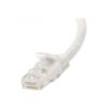 StarTech.com Cable de Red Ethernet Cat6 Sin Enganche de 5m Blanco - Cable Patch Snagless RJ45 UTP