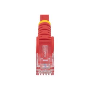 StarTech.com Cable de Red de 0,5m Rojo Cat6 UTP Ethernet Gigabit RJ45 sin Enganches