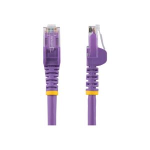 StarTech.com Cable de Red de 10m Púrpura Cat6 UTP Ethernet Gigabit RJ45 sin Enganches