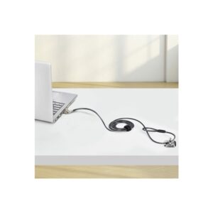 StarTech.com Cable de Seguridad Delgado para Portátil Compatible con Noble Wedge® de 1,5m - Cable Antirrobo para Portátil con Candado de de Llave - Cable Resistente a los Cortes